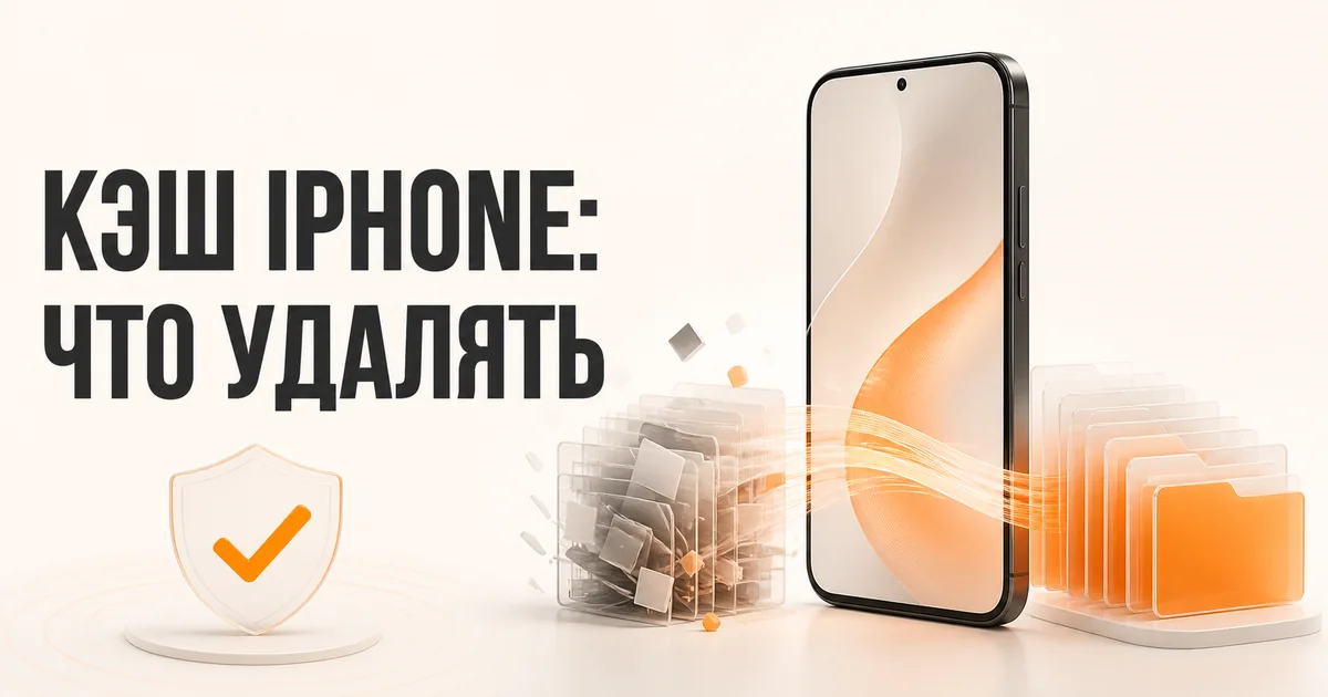 Как очистить кэш на iPhone и освободить память без потери данных