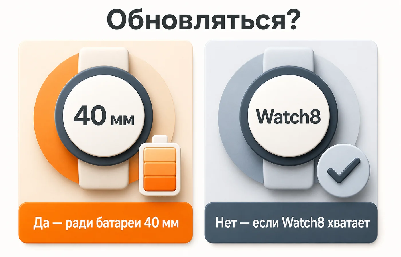 Решение об обновлении с Galaxy Watch8 на Watch9
