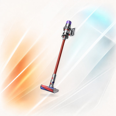 Пылесос Dyson V11 Fluffy SV15, Nickel/Red — фирменное фото