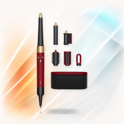 Стайлер Dyson Airwrap i.d. HS08 Straight+Wavy, Red Velvet/Gold — фирменное фото