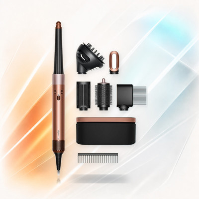Стайлер Dyson Airwrap i.d. HS08 Straight+Wavy, Amber Silk — фирменное фото
