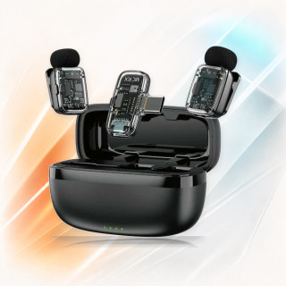 Беспроводная микрофонная система WiWU Wi-WM008 Black