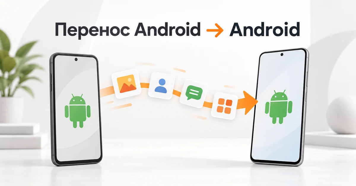 Как перенести данные с Android на Android: контакты, фото, приложения и WhatsApp