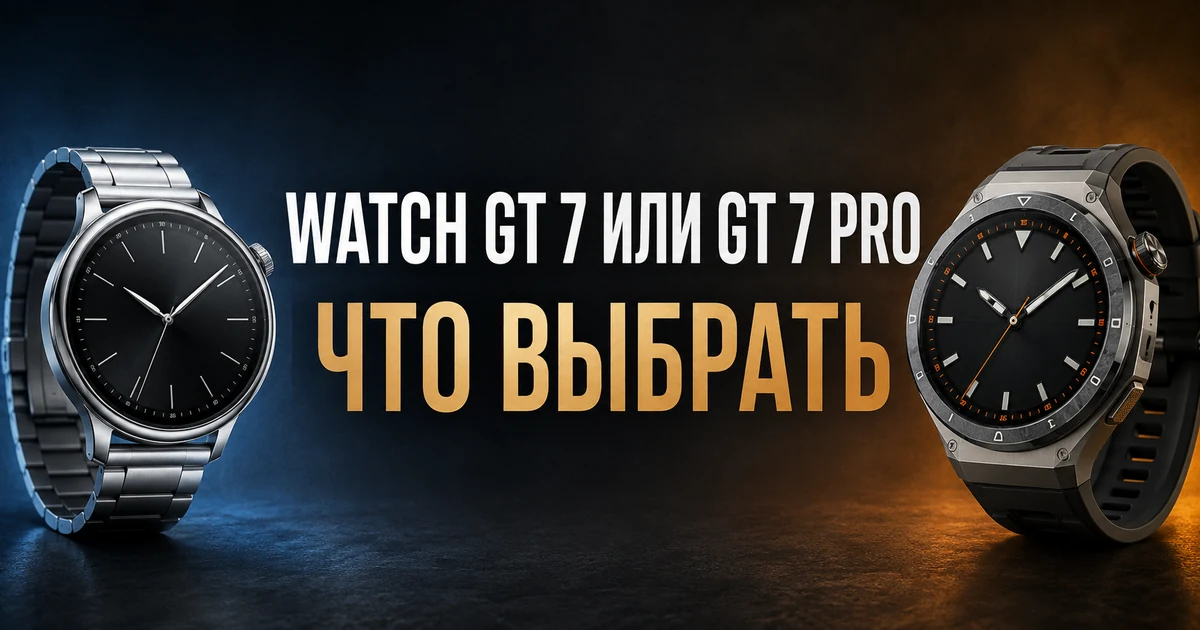 Сравнение HUAWEI Watch GT 7 и GT 7 Pro