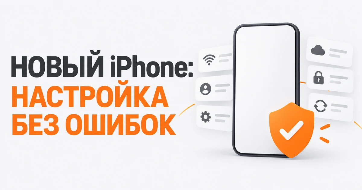 Как настроить новый iPhone: первый запуск, безопасность и полезные параметры