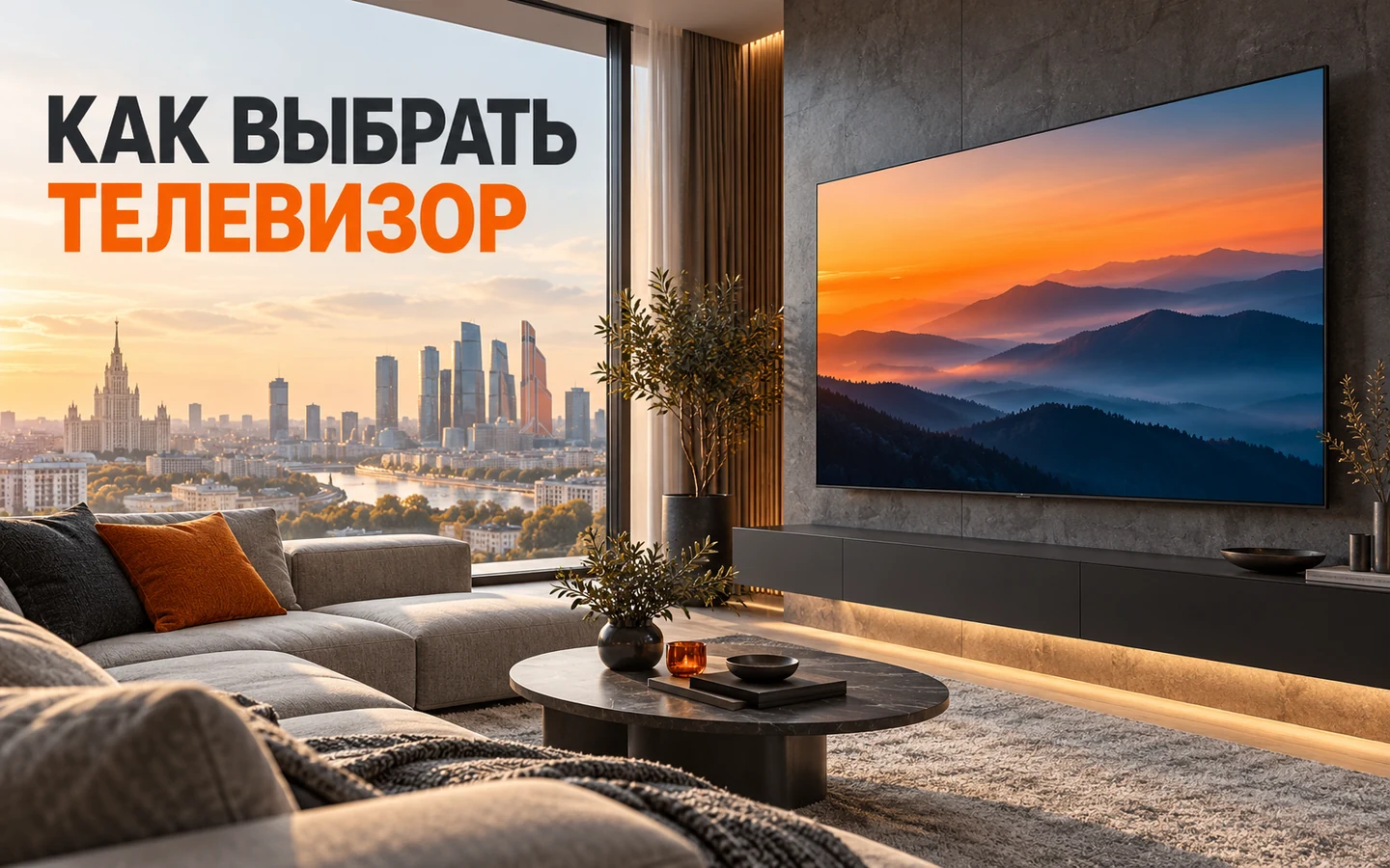 Как выбрать телевизор в 2026 году: диагональ, экран, 4K и 120 Гц