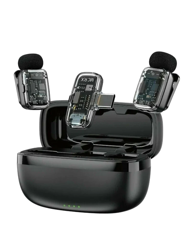 Беспроводная микрофонная система WiWU Wi-WM008 Black