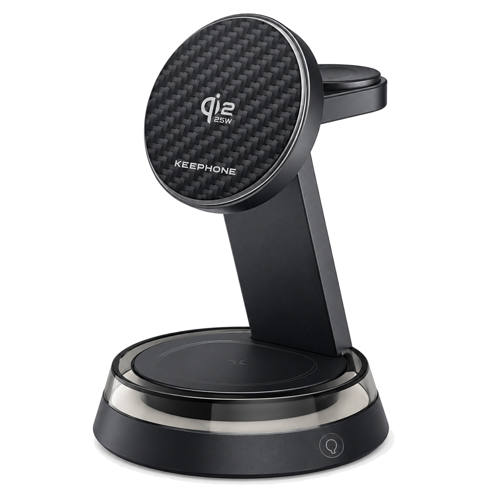 Беспроводная зарядка Keephone GlowON 25W