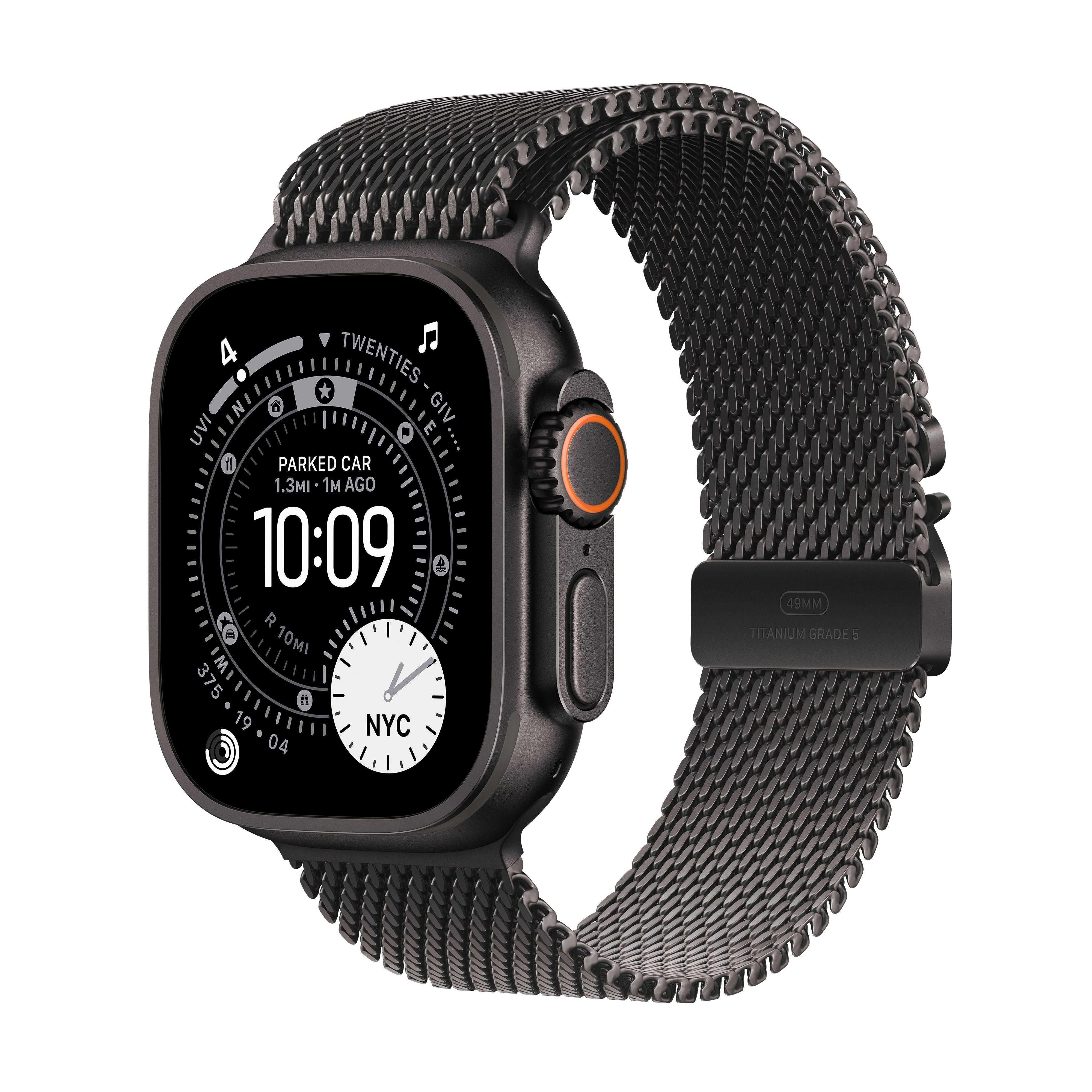 Смарт-часы Apple Watch Ultra 3 49mm Black Ti Black (Milanese Loop)
