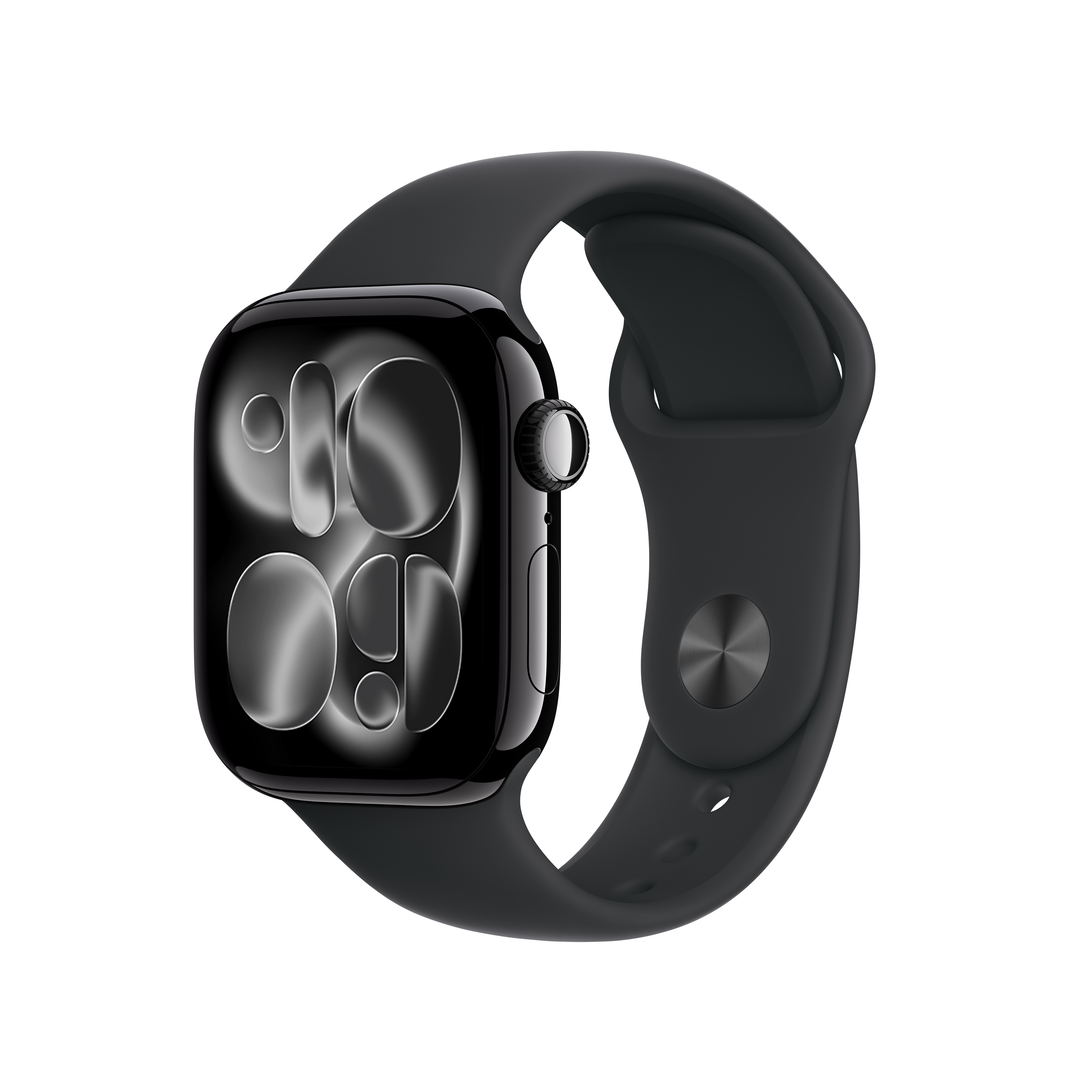 Apple Watch Series 11 42mm Aluminum — Jet Black · Ракурс корпуса